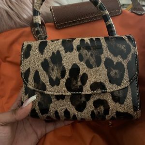 Mini cheetah purse